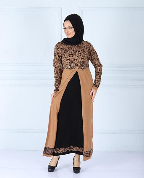 

ethnic clothing women hijab dress abaya kaftan muslim islamic fashion turkish quality, Red