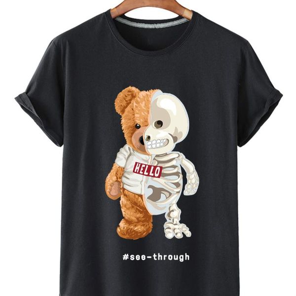 

women's t-shirt summer ins trend short-sleeved t-shirts for men and women, White
