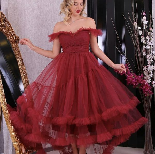 

burgundy prom dresses evening gowns arabic middle east dubai outfits off shoulder women white formal long date dinner, Black