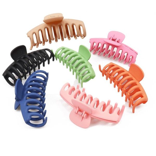 

hair accessories 2021 clamps crab clip women big plastic claw, Slivery;white