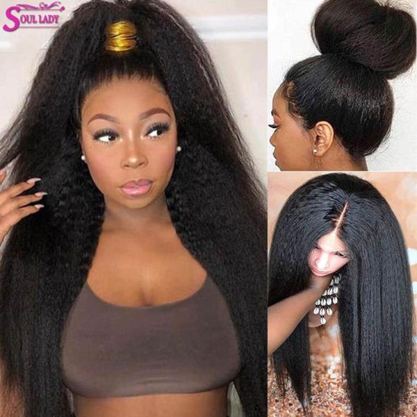 

lace wigs 30''kinky straight wig 13x4 t part hd transparent frontal human hair mongolian 4x4 5x5 closure yaki, Black;brown