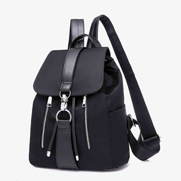 

travel bag the large capacity size leisure outing vacation soft black waterproof backpacks bags women package