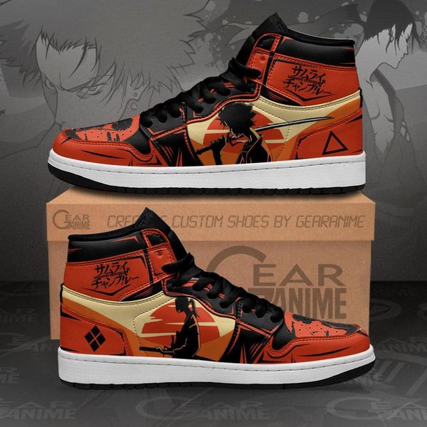 

samurai champloo sneakers mugen and jin custom anime sho