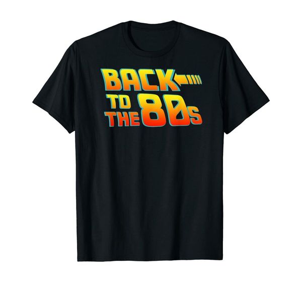 

back to the 80's t-shirt future retro flux capacitor size s-5xl, White;black