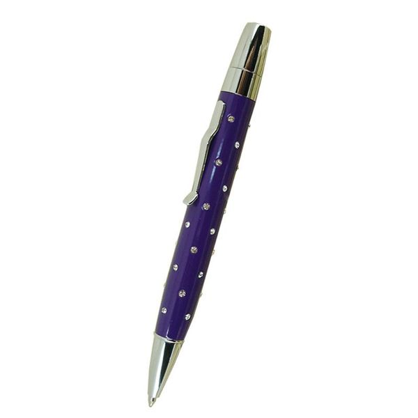 

pen with 38pcs crystal luxurious brass material heavy ball pens 42g gifts diamond decorative point ballpoint, Blue;orange