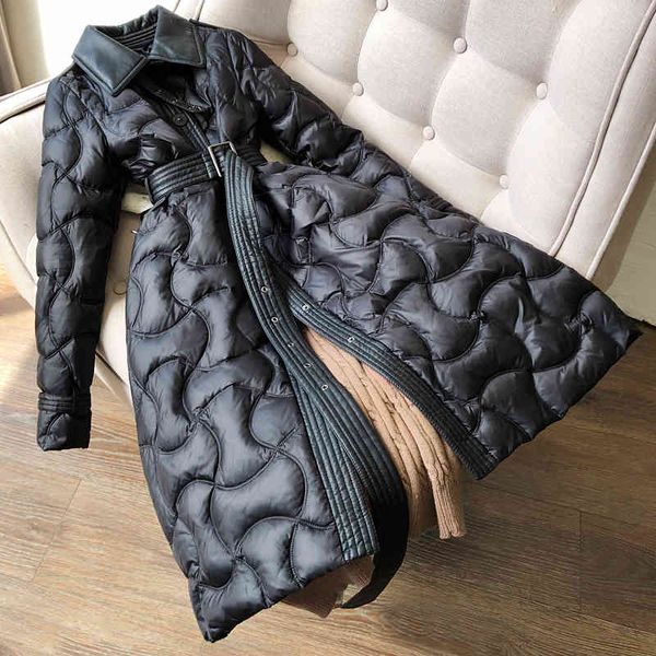

women's goose sweater, down et, thick coat, warm and high-quality cotton, raincoat, new style., Black