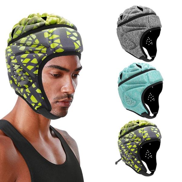 

cycling helmets football rugby padded helmet goalkeeper soft head guard anti-collision cap sponge lycra hockey roller skating headgear