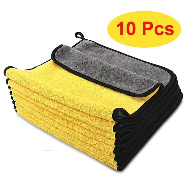 

car coral fleece auto wiping rags efficient super absorbent microfiber cleaning cloth home washing towels towel