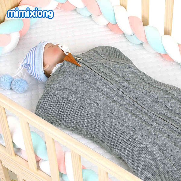 

factory wholesale new solid color zipper baby sleeping bag kick and anti jump