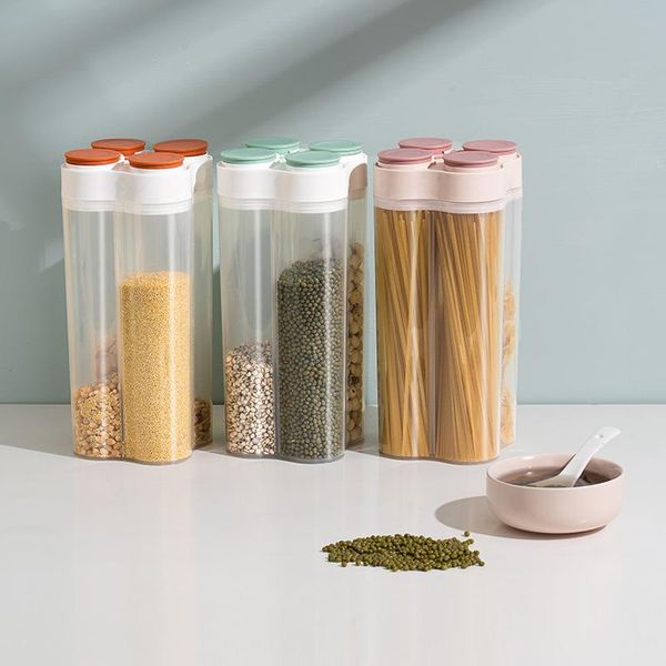 

storage bottles & jars kitchen box sealed tank independent drying grain and miscellaneous food moisture insect proof