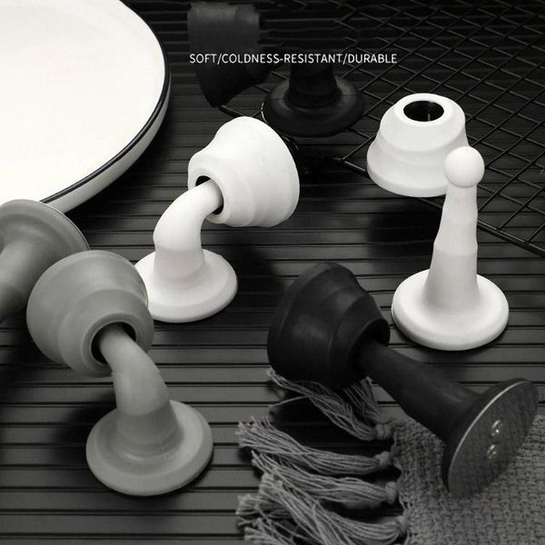 

door catches & closers silicone mute self adhesive ser non drilling sticker suction wall protectors hidden sholders hardware