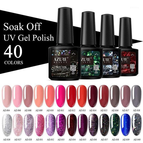 

beauty est 10ml bottle led nail gel polish platinum glitter series uv enamel soak off art salon polish1, Red;pink