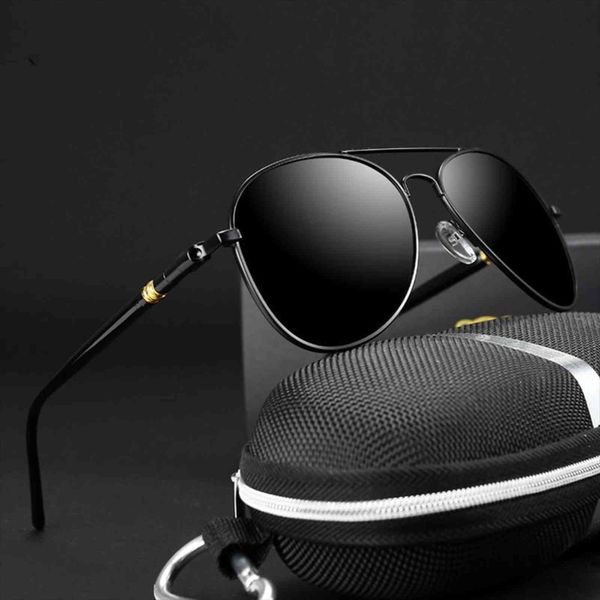 

classic driving sunglasses men polarized pilot sun glasses black brand designer male retro gafas de sol para conducir, White;black