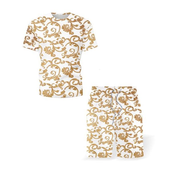 

men's tracksuits tracksuit for man european american style sets summer casual short sleeve can separate sell 2 piece set t-shirt + shor, Gray