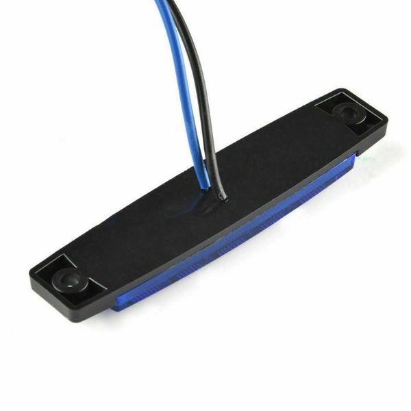 

emergency lights 12 pcs boat deck 12v-24vdc blue led cabin courtesy light pc lens abs housing stern transom
