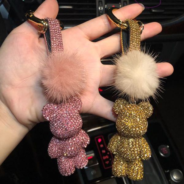 

fine key chain most women like bear take it you are the fashionable in streets, Silver