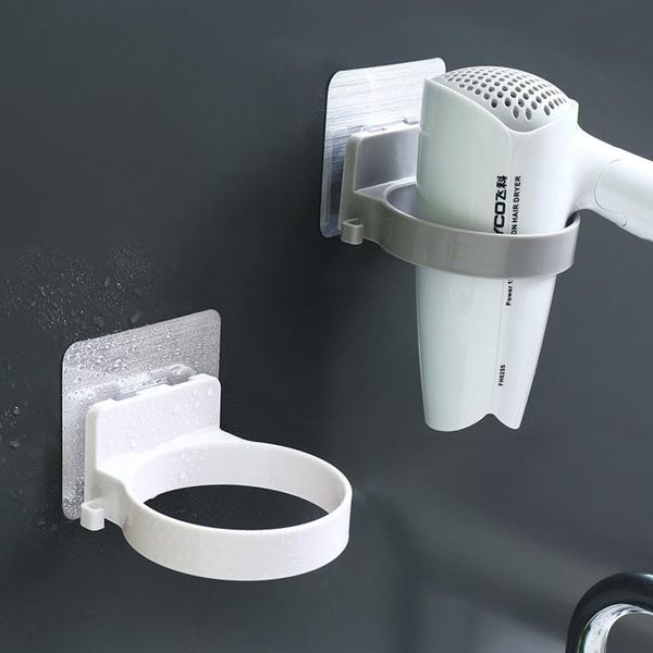 

hooks & rails hair dryer rack simple storage toilet hanger household wall-mounted