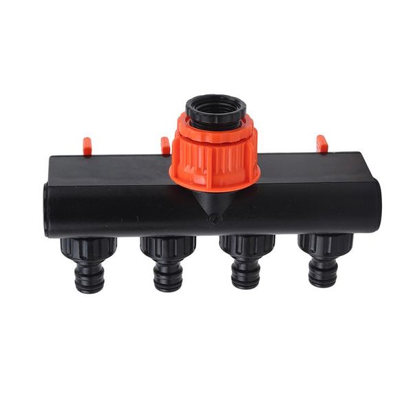 

watering equipments european style one-way 4 valve with switch water diversion automatic pipe joint garden irrigation tool