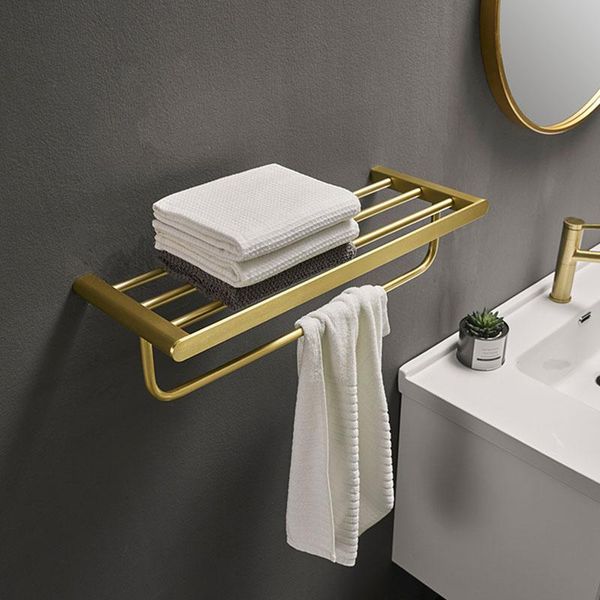 

bath accessory set brushed gold aluminum bathroom accessories towel rack soap dish ring corner shelf suite