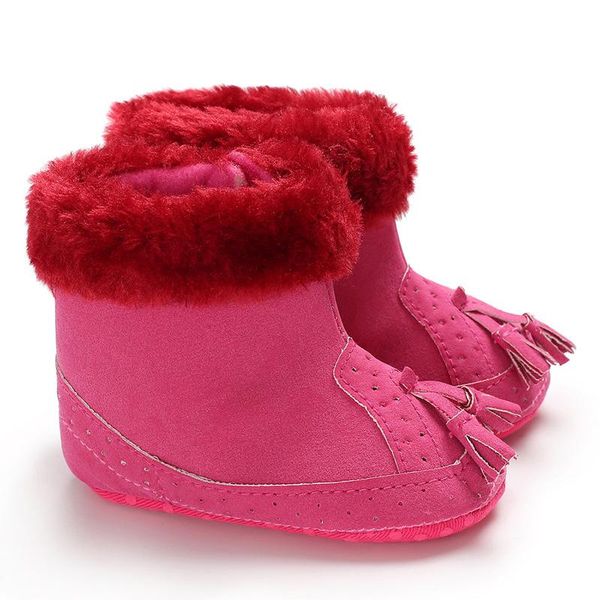 

first walkers 2021 winter baby girls shoes 0-18m toddler soft soled boots