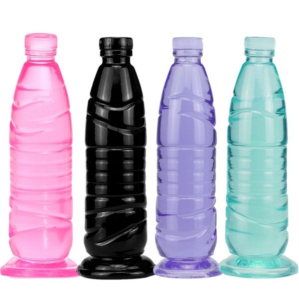 Neue Riesige Butt Plug Flasche Form Große Anal G-punkt Vagina Massage Fisting Buttplug Dilatator Erwachsene Sex Spielzeug Für paare