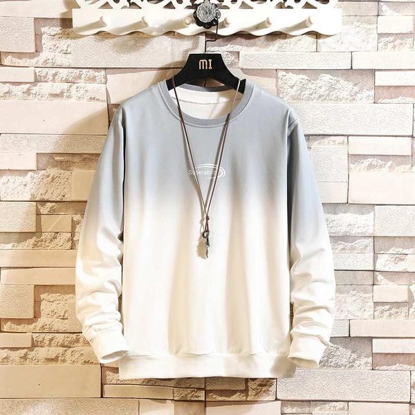

gradients korean men hoodies autumn spring men's hooded sweatshirts fashion man streetwear casual pullovers oversize &, Black