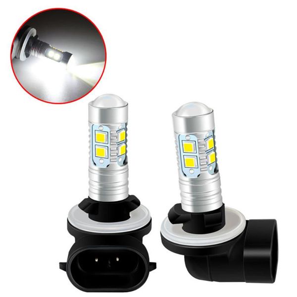 

led bulbs accessories 12v-24dc 2pcs/kit 6000k drive fog lamp emergency lights