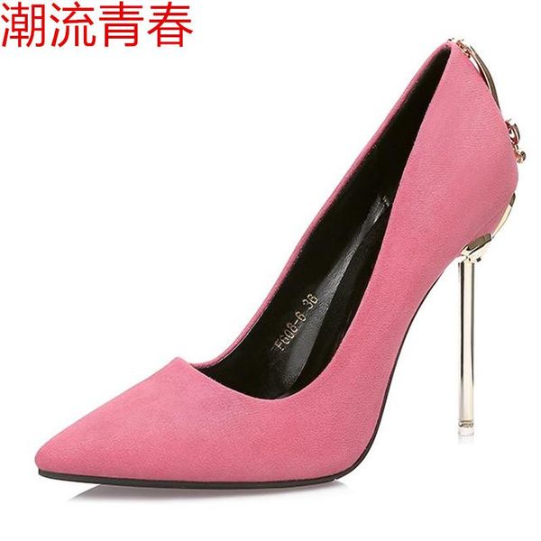 

dress shoes women high heels .5cm stilettos party wedding lady 2021 fashion spring rivet rhinestone bling, Black