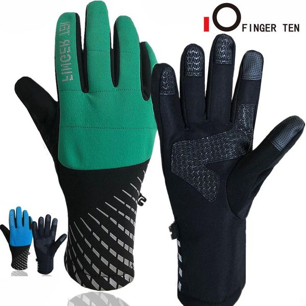 

ski gloves full finger men winter anti slip cycling snowboard warm windproof waterproof touch screen women glove 1pair drop