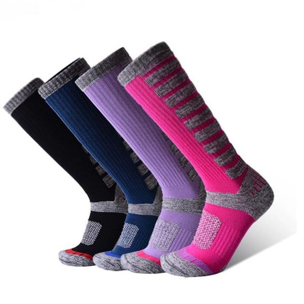 

sports socks 2021 ski wool autumn and winter thick terry warm, Black