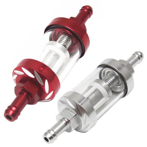 

aluminum alloy glass motorcycle gas fuel gasoline oil filter moto accessories for atv dirt pit bike motocross parts