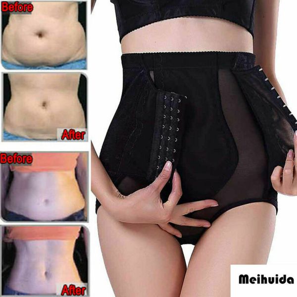 

2xl women high waist slimming tummy control panties knickers pant briefs shapewear underwear body shaper lady plus size, Black;white