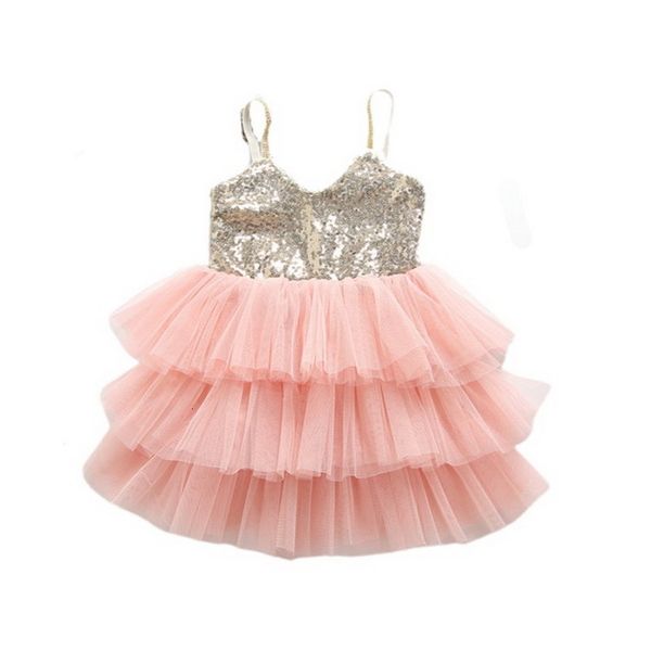 

girl's dresses summer baby girl sequins sleeveless cake kid princess for girls children clothes e21872 iuuj, Red;yellow