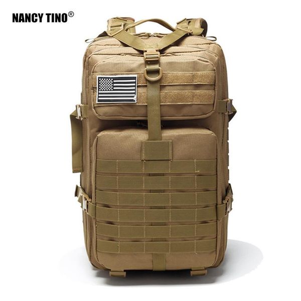 

outdoor bags nancy tino 50l men army military tactical backpack 3p softback waterproof bug rucksack hiking camping hunting