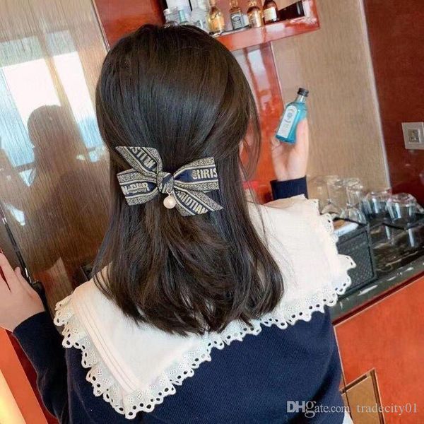 

fashion hairpin spring clip, double silk fabric hair band boutique crystal hair jewelry, Pink