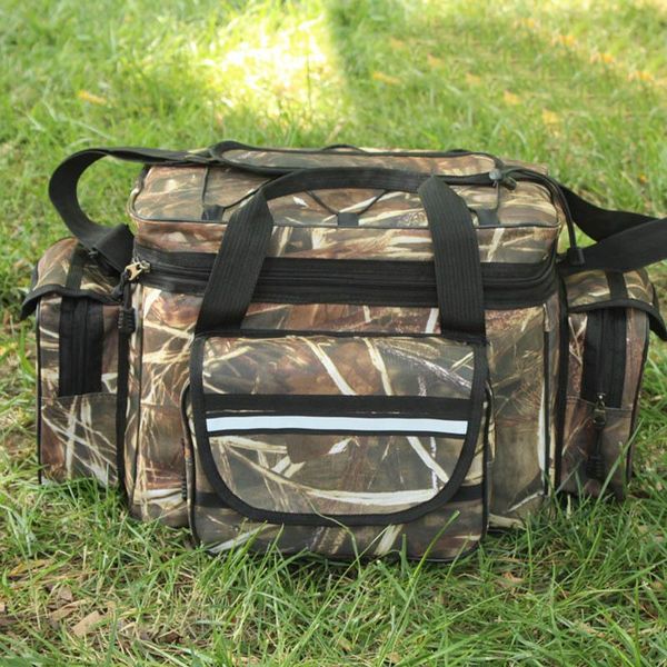 

portable waterproof fishing bag large capacity multifunction lure tackle pack outdoor shoulder bags storage accessories