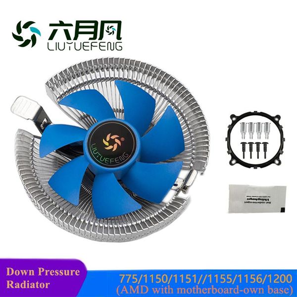 

eefficient cooling cpu cooler fan multi-platform radiator intel 775 1155 amd deskcomputer air fans & coolings