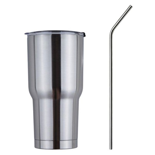 

water bottles 1 set stainless steel cup portable thermal heat insulation (silver)