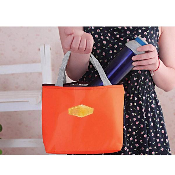 

dinnerware sets thermal lunch bag women portable insulated cooler bento tote family travel picnic drink fruit fresh organizer accessori