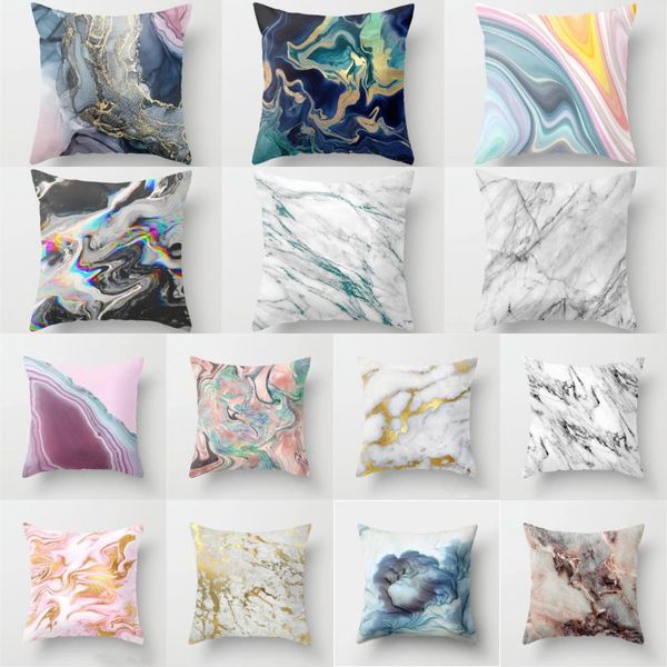 

cushion/decorative pillow geometric velvet pillows cover 45*45 marble pattern belonging to nordic microfiber suitable for car room home deco