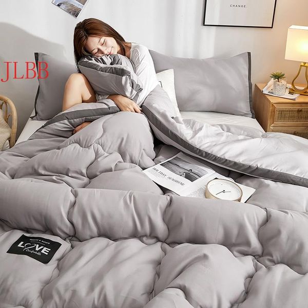 

comforters & sets japanese style winter duvet 3d black side thicken quilts 220*240cm home textile bed sleeping cover soft blankets warm with