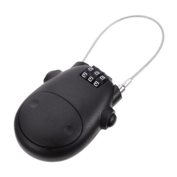 

bike locks road cable lock mini helmet digit password
