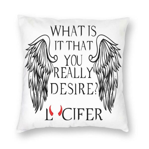 

cushion/decorative pillow lucifer morningstar wings cushion cover print what is it that you truly desire floor case for living room home dec