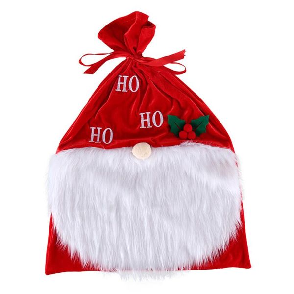 

gift wrap 1pc christmas candy bag xmas present pouch package (red)