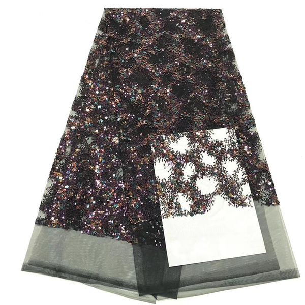 

ribbon african lace fabric latest french llace 2021 embroidery nigerian for wedding xb66-953, Pink;blue