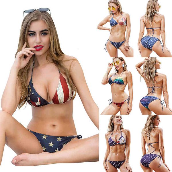 

of variety 2021 a three-point triangle bikini beach suit swimsuits, White;black