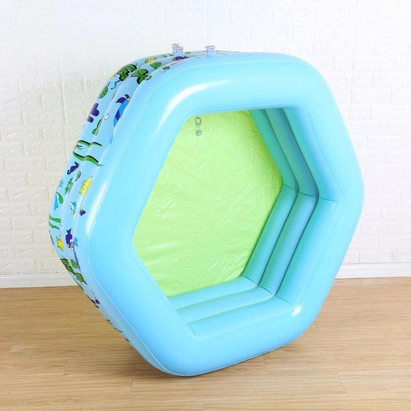 

life vest & buoy family swimming pool bath tub infants ocean ball young kids warm thick large hexagonal inflatable