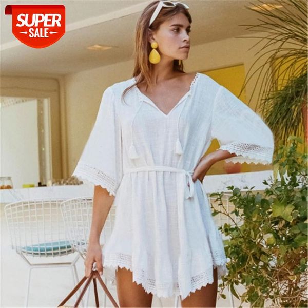 

beach dress saida de praia cotton cover up kaftan pareos playa mujer lace bikini swimsuit #q711 #sy90, Black;gray