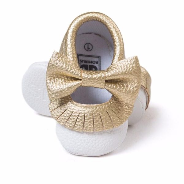 

born baby moccasins soft sole patch color tassels bow girl toddler pu leather first walker prewalker crib shoes walkers