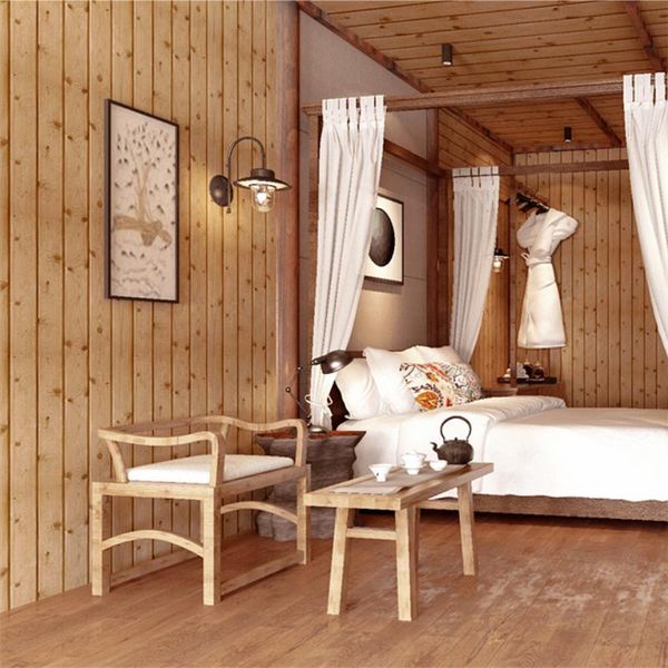 

wallpapers japanese style wood grain board wallpaper and room decoration living bedroom attic ceiling tatami